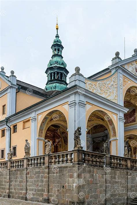 Part of the Pilgrimage Church of Holy Hill (Svata Hora) Near Pribram ...