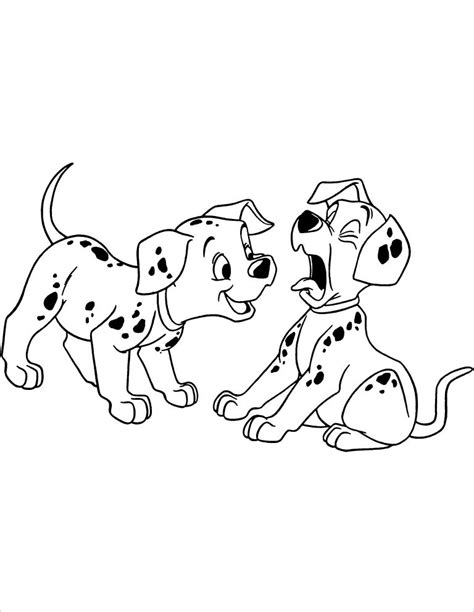 Printable 101 Dalmatians Coloring Pages Free - ColoringBay