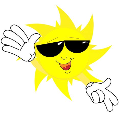 Happy Sun Face Cartoon Free Stock Photo - Public Domain Pictures