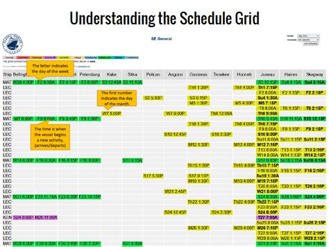 Alaska Marine Highway Schedule 2025 - Belle Lorinda