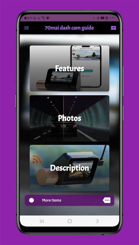 70mai dash cam guide APK pour Android Télécharger