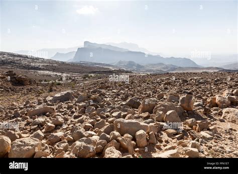 Mountains in Oman, Middle East Stock Photo - Alamy