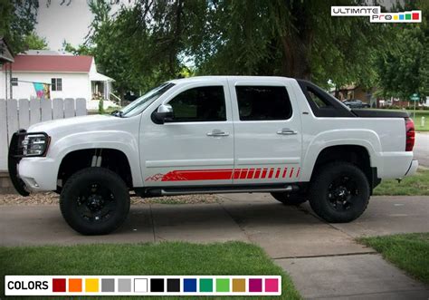 Side door mountain vinyl for Chevrolet Avalanche decal 2015 - Present