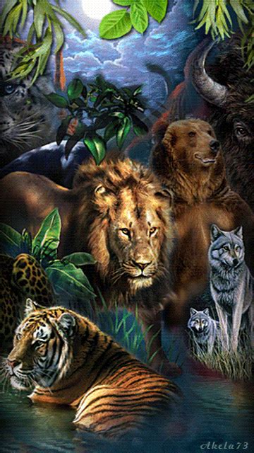 Wild animals GIF - Download & Share on PHONEKY