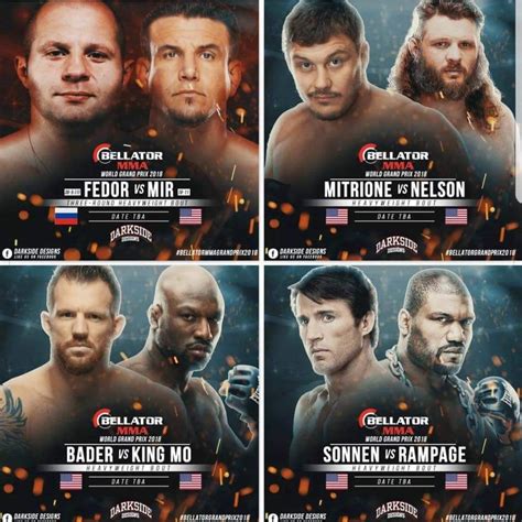 Bellator Heavyweight World Grand Prix 2018 Poster : Page 4