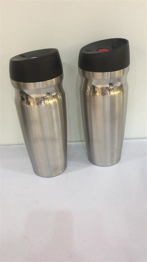 Stainless Steel Insulated Vacuum Travel Mug With Push Button Lid/leak-proof Oem Coffee Mug - Buy ...