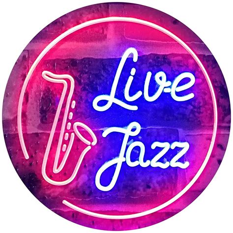 Music Live Jazz LED Neon Light Sign | Led neon lighting, Neon light ...