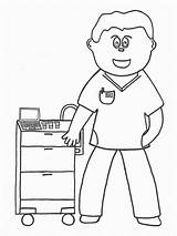 Nurses Coloring Pages sketch template