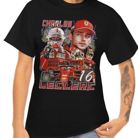 Charles Leclerc Shirt Driver Racing Championship... - Depop