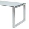 60" Caspian Dining Table Clear Glass/chrome Finish - Acme Furniture ...