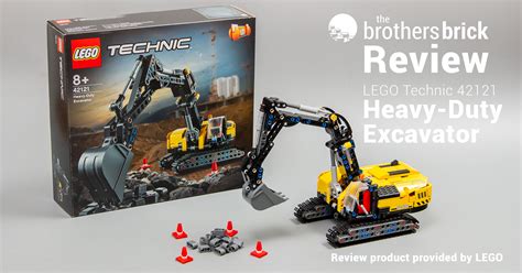 LEGO Technic 42121 Heavy-Duty Excavator [Review] - The Brothers Brick ...