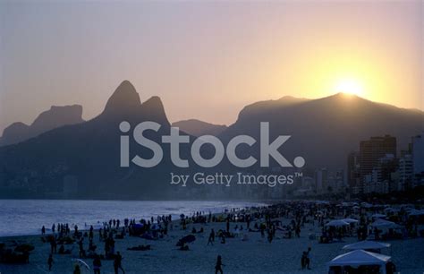 Ipanema Beach - Sunset Stock Photo | Royalty-Free | FreeImages