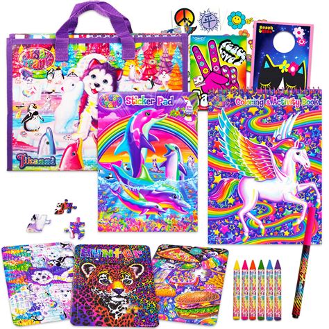 Buy Lisa Frank Coloring and Activity Book Super Set Bundle ~ Lisa Frank ...