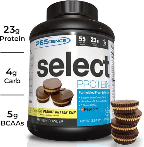 PEScience - Select Protein - Whey & Casein Protein Powder Supplement ...