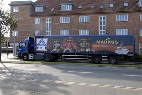 ALDI DELIVERY LORRY editorial stock photo. Image of lorry - 59228093