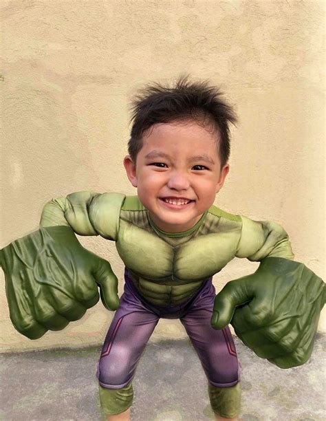 Hulk Costume, Babies & Kids, Babies & Kids Fashion on Carousell