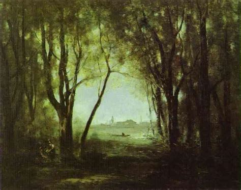 Jean-Baptiste-Camille Corot. Landscape with a Lake.