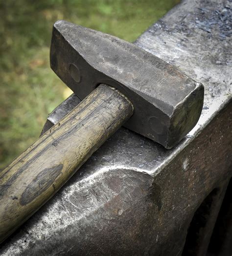 Forging Hammer On The Anvil Photograph by Jozef Jankola - Fine Art America