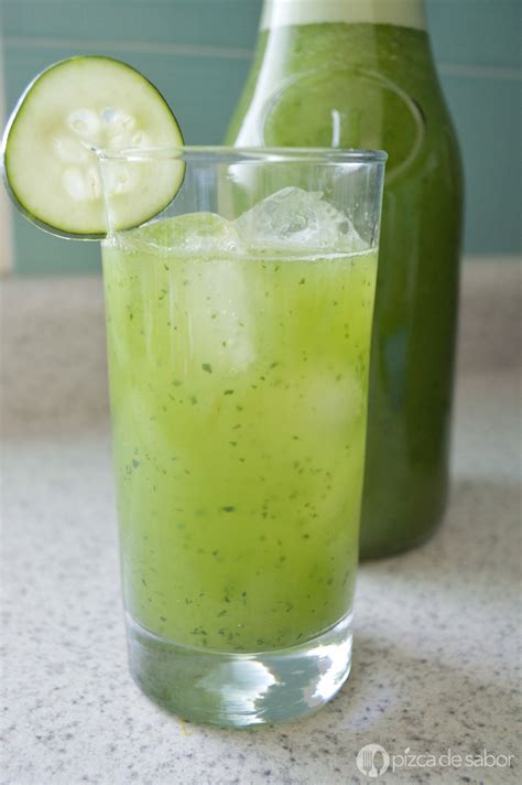 Agua de pepino - Pizca de Sabor