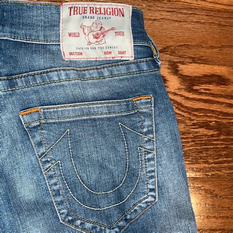 True Religion Jeans Nice wash goes with a lot - Depop