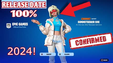 SUMMIT SEEKER EVIE SKIN RETURN RELEASE DATE in Fortnite Item Shop! - YouTube