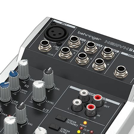 Behringer Xenyx 502S 5-channel Analog Streaming Mixer, 49% OFF