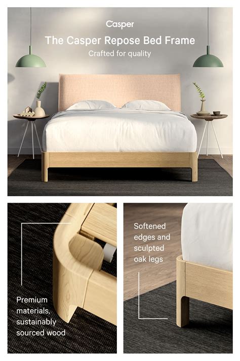 Casper Repose Wooden Bed Frame with Headbord in 2021 | Bedroom design ...