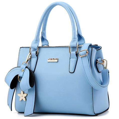 Zzfab - Small Bow with Flower Dangling Purse Light Blue - Walmart.com - Walmart.com