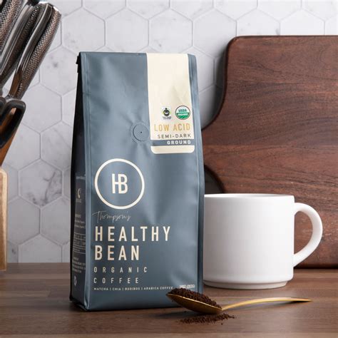 Healthy Bean Coffee: Organic, Low Acid Coffee Given a Healthy Boost