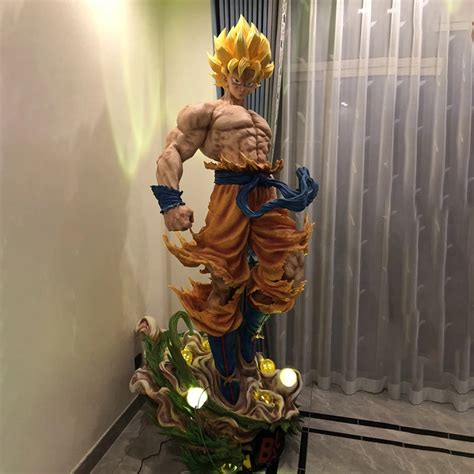 Home Decor Life Size Resin Dragon Ball Z Goku Statue for Anime ...