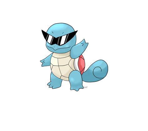 Squirtle With Sunglasses by civiltoonz on DeviantArt