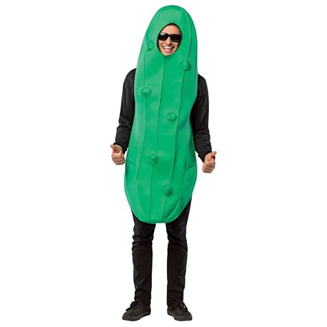 Pickle Halloween Dill Halloween Costume, Men’s Adult One Size, Green ...