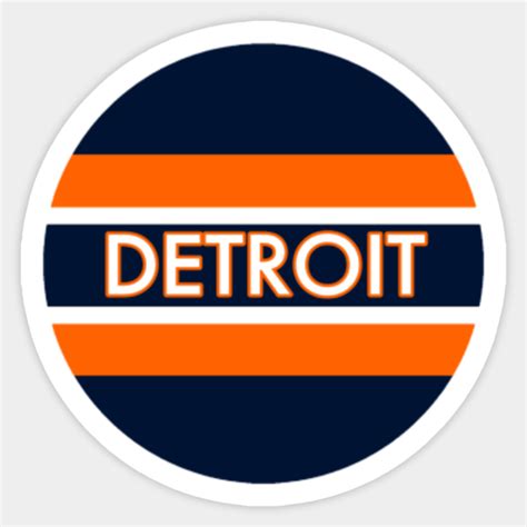 Detroit - Detroit - Sticker | TeePublic