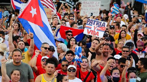 Cuba blames US for unprecedented anti-government protests