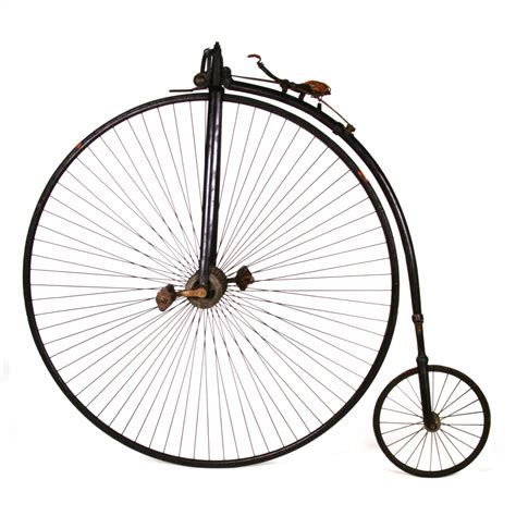 A penny farthing bike made by Hickling and Co, in Maidenhead, Berkshire. On show in Discovery ...