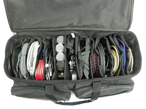 CablePhyle - Professional 15-Slot Cable File Gig Bag, for Cords, Sound Equipment, DJ Gear ...