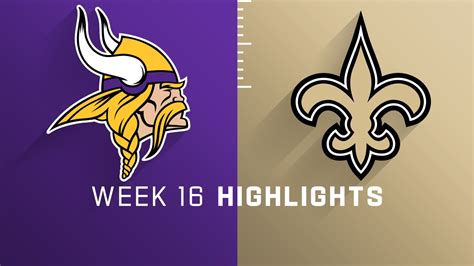 Minnesota Vikings vs. New Orleans Saints highlights | Week 16