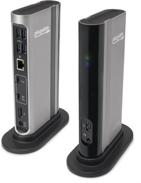 Amazon.com: Plugable Thunderbolt 3 Dock Compatible with MacBook and Windows with Thunderbolt 3 ...