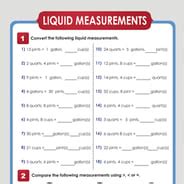 Printable Measurement and Equivalence Worksheets | Education.com ...