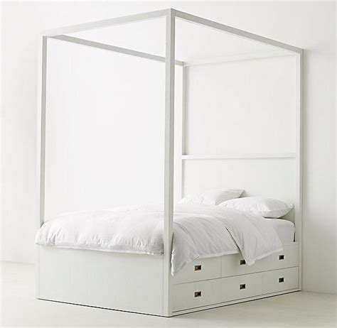 Canopy Bed With Storage Drawers