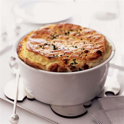 Goat Cheese and Fresh Herb Soufflé Recipe - Marcia Kiesel