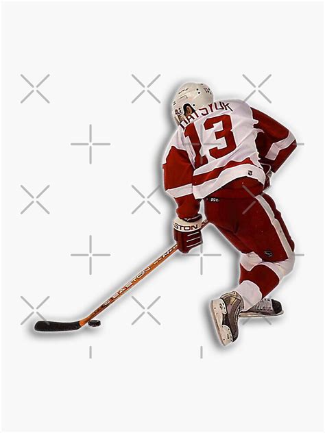 "Pavel Datsyuk " Sticker for Sale by ryleyminihan | Redbubble