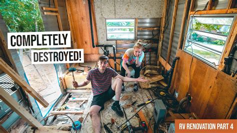 Vintage RV Renovation! - So Many Problems 😳 (Ep. 4) - YouTube