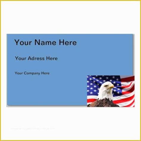 Free Patriotic Business Card Templates Of Patriotic Business Card ...