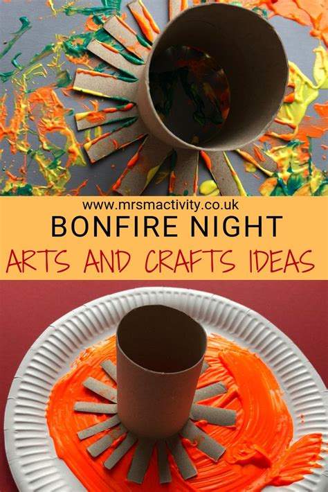 Bonfire Night Arts and Crafts Ideas | Arts, crafts for teens, Easy arts, crafts, Art, craft ...