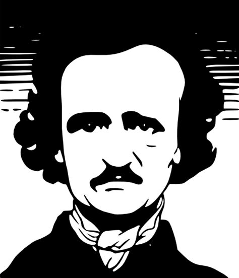 Edgar Allen Poe clip art (105943) Free SVG Download / 4 Vector