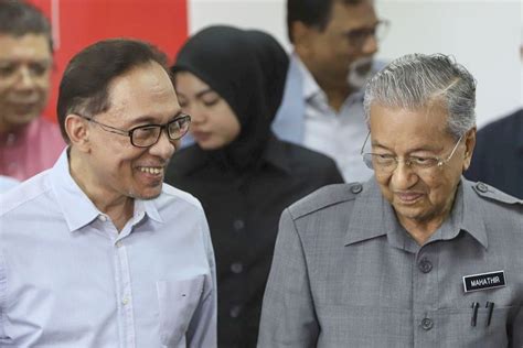 Dr Mahathir: Anwar agrees there should not be too much tension on power ...