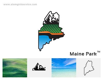 Maine Map designs, themes, templates and downloadable graphic elements ...