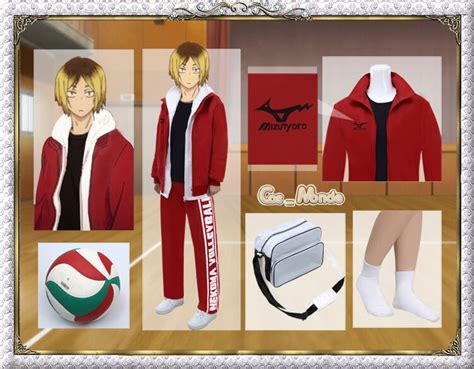 Haikyuu!! Teturo Kuroo Kenma Kozume Lev Haiba Cosplay Costume Outfit Sports Suit Coat+Pants ...