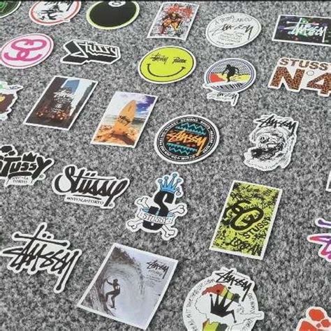 10piece Stussy stickers pack Bigger packs... - Depop